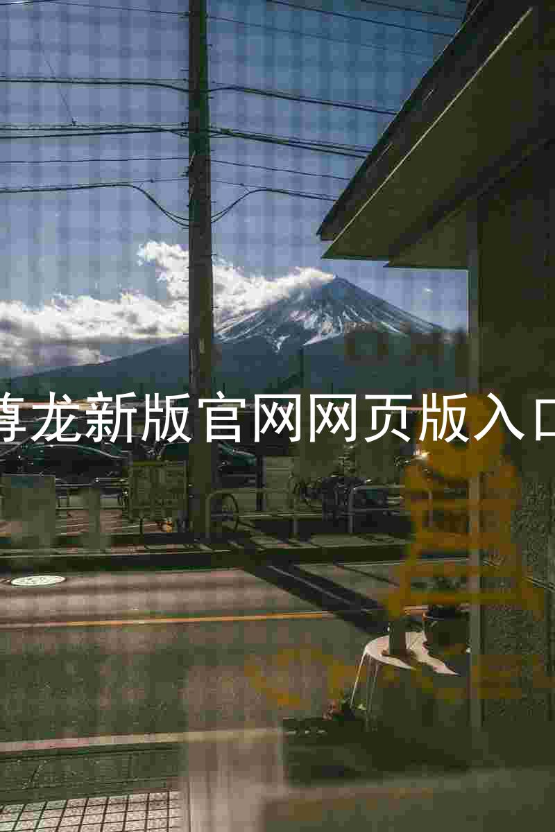 尊龙新版官网网页版入口